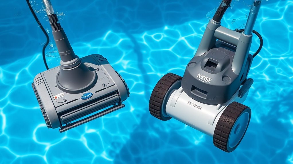 cleaners debris handling efficiency
