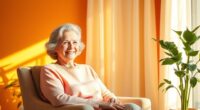 color influences elderly mood