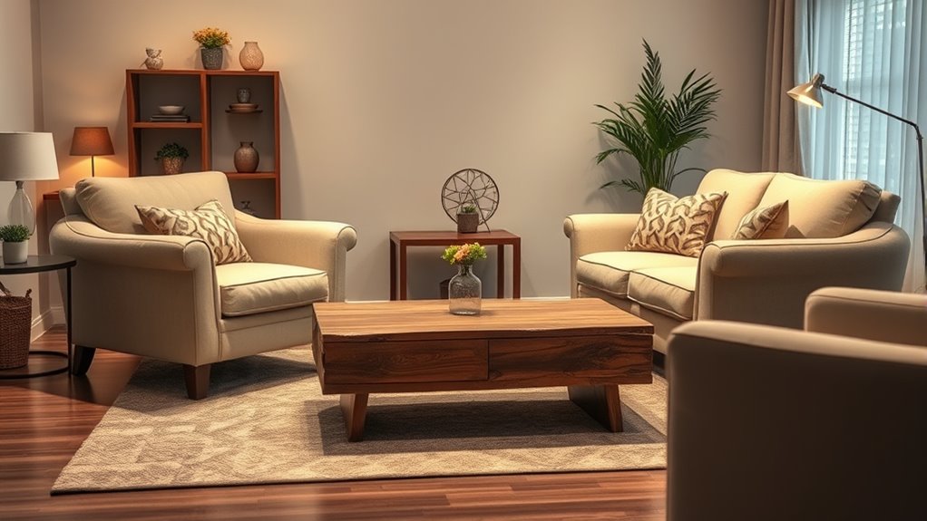 comfortable accessible furniture layout