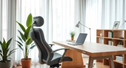 comfortable ergonomic home office