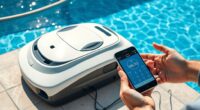configure and program robotic pool cleaner