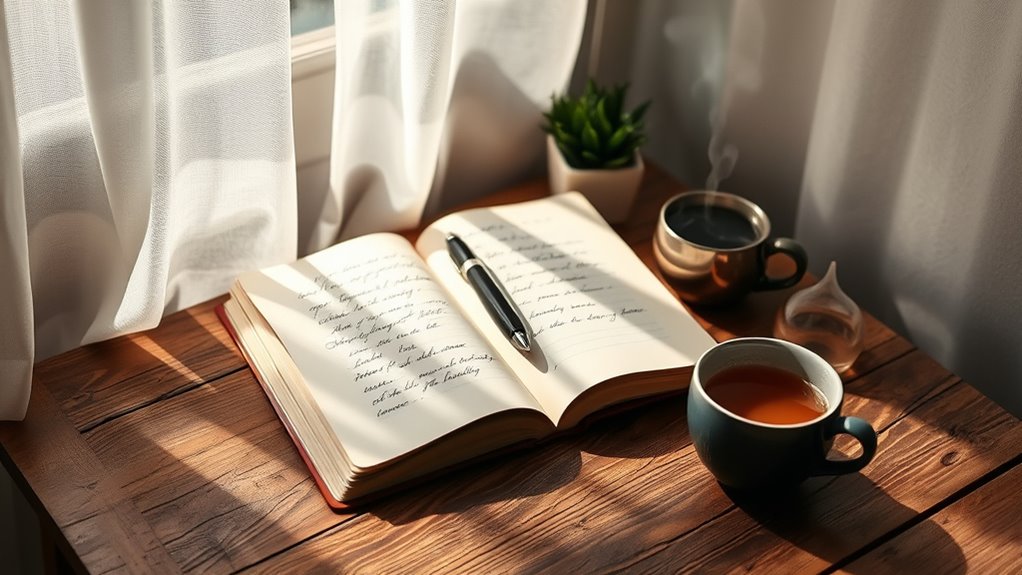 consistent private journaling habits