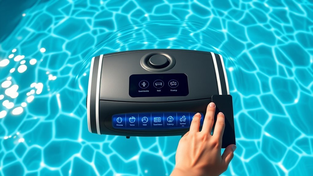 customizable intuitive pool cleaning
