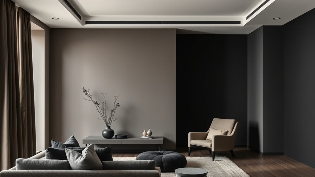 dark neutrals add sophisticated depth