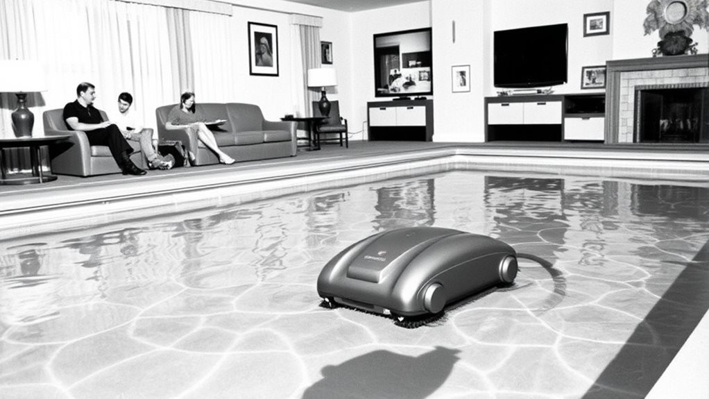 early robotic pool cleaners