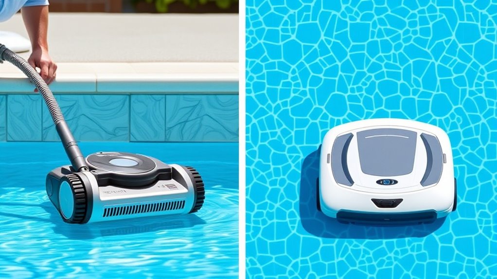 easy robotic pool setup