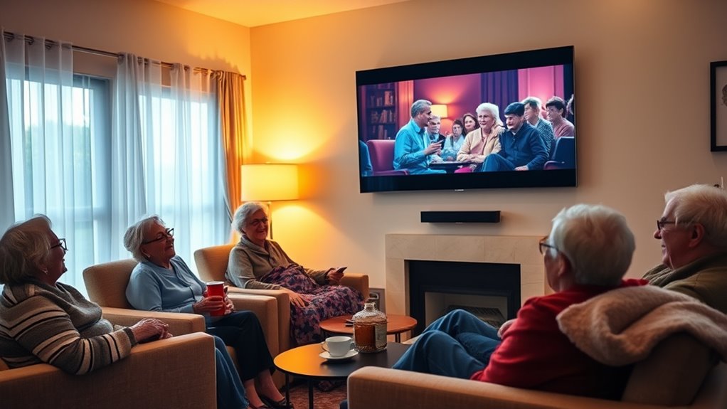 enhance social viewing atmosphere