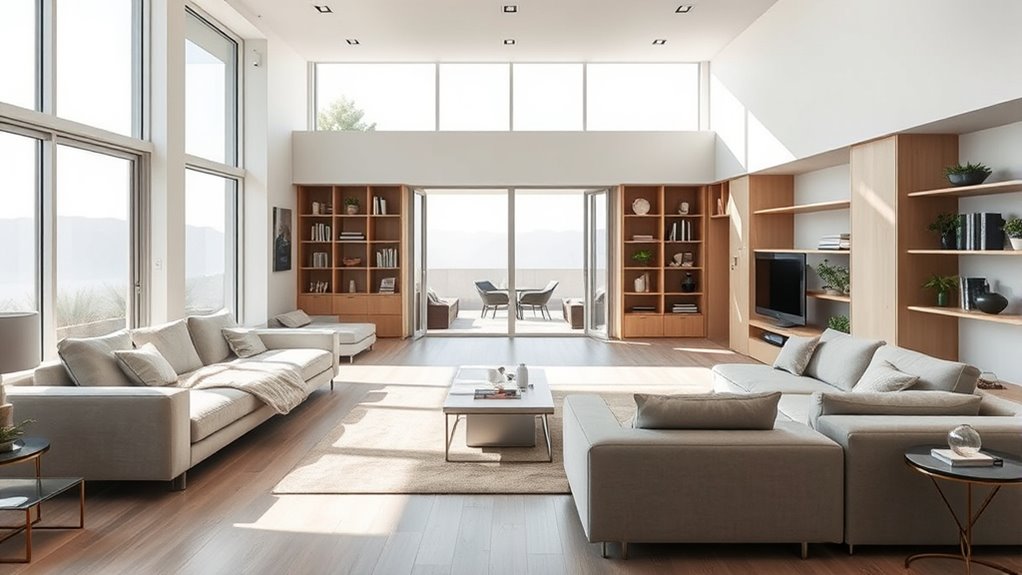 flexible multi use interior design