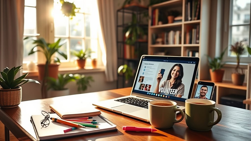 flexible online volunteer opportunities