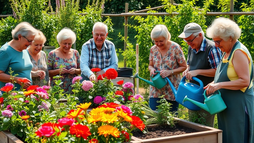 gardening fosters community connections