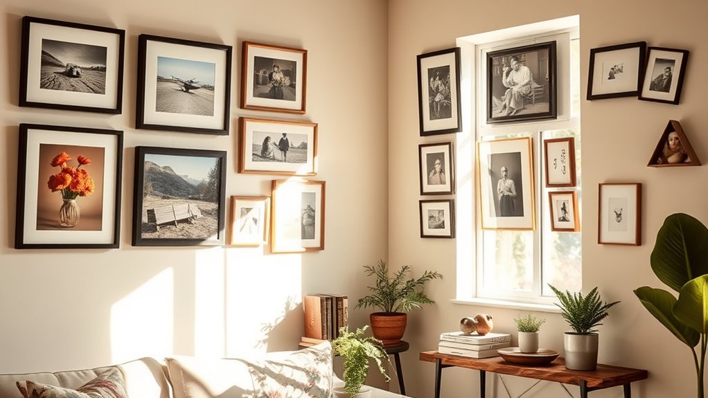 gather diverse art and frames