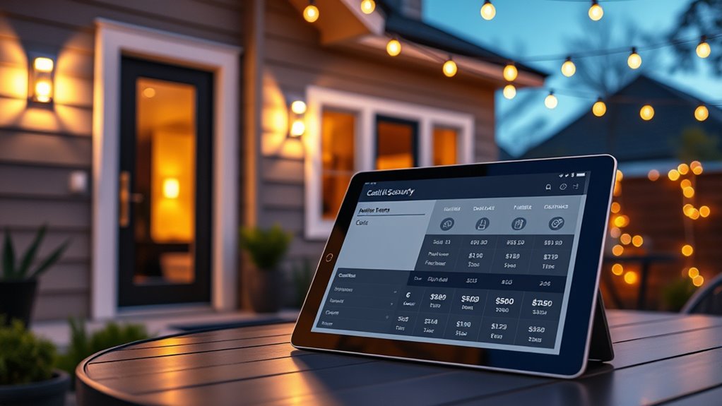 home security cost options