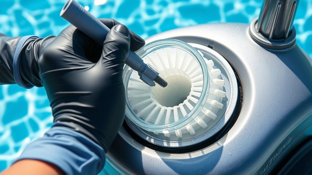 inspect and clean filter regularly