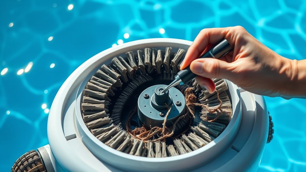 inspect clean replace brushes