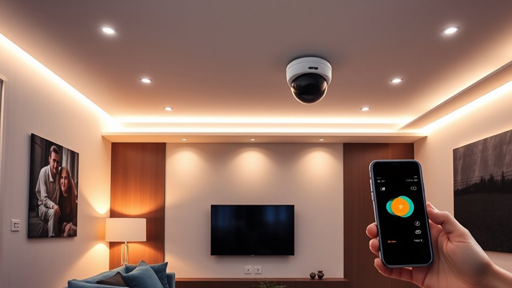 integrated security lighting system