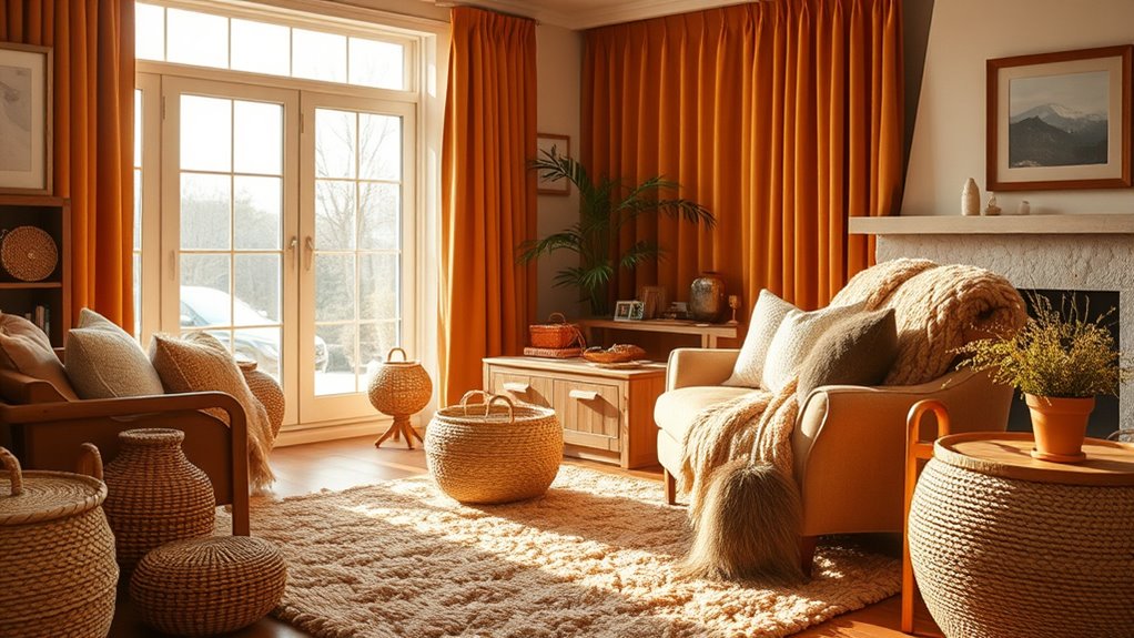layered textures create warmth