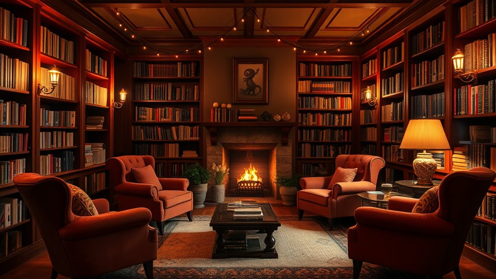 layered warm lighting ambiance