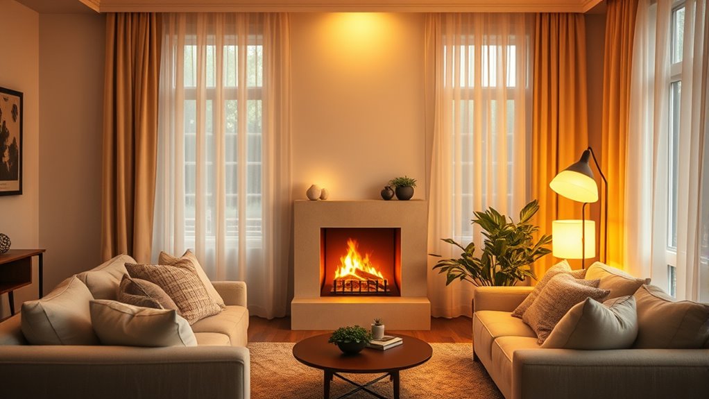 layered warm lighting control