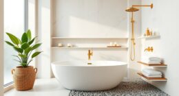 luxury bathroom relaxation space