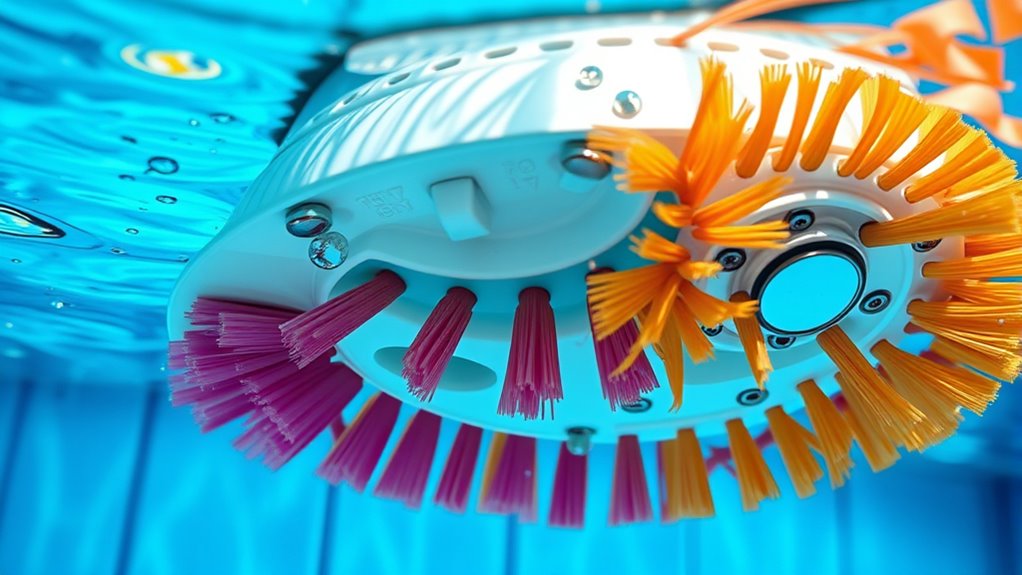 maintain clean scrubbing components