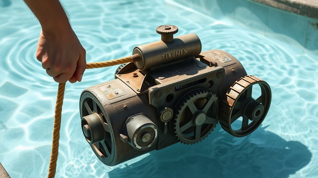manual pool cleaning evolution