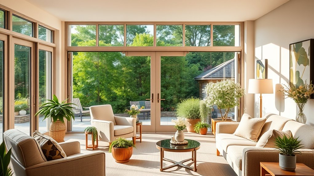 maximize light and views