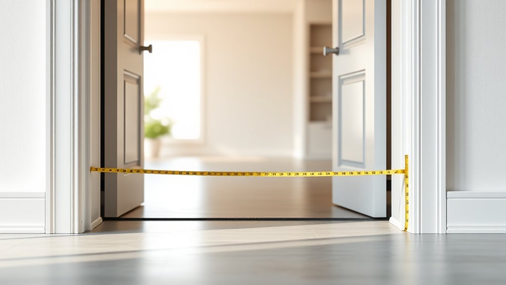 measure door width accurately