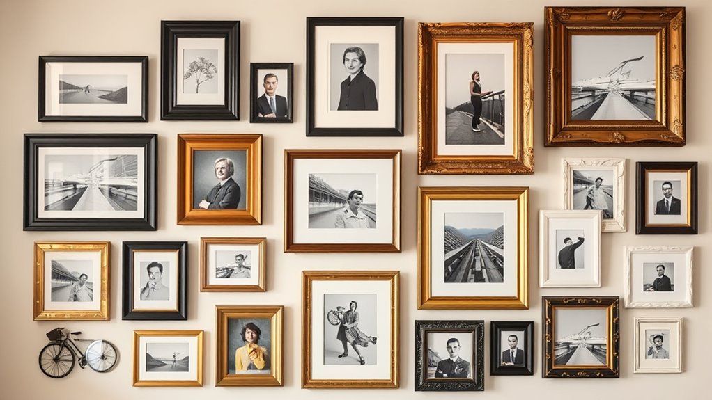 mix frames and 3d decor