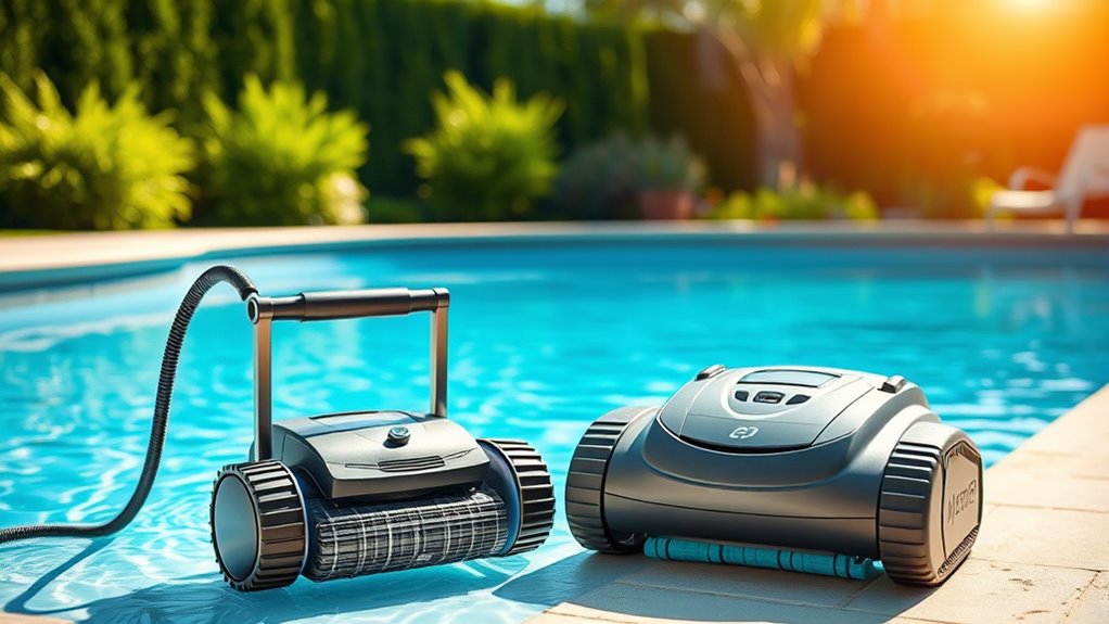 modern efficient pool cleaning