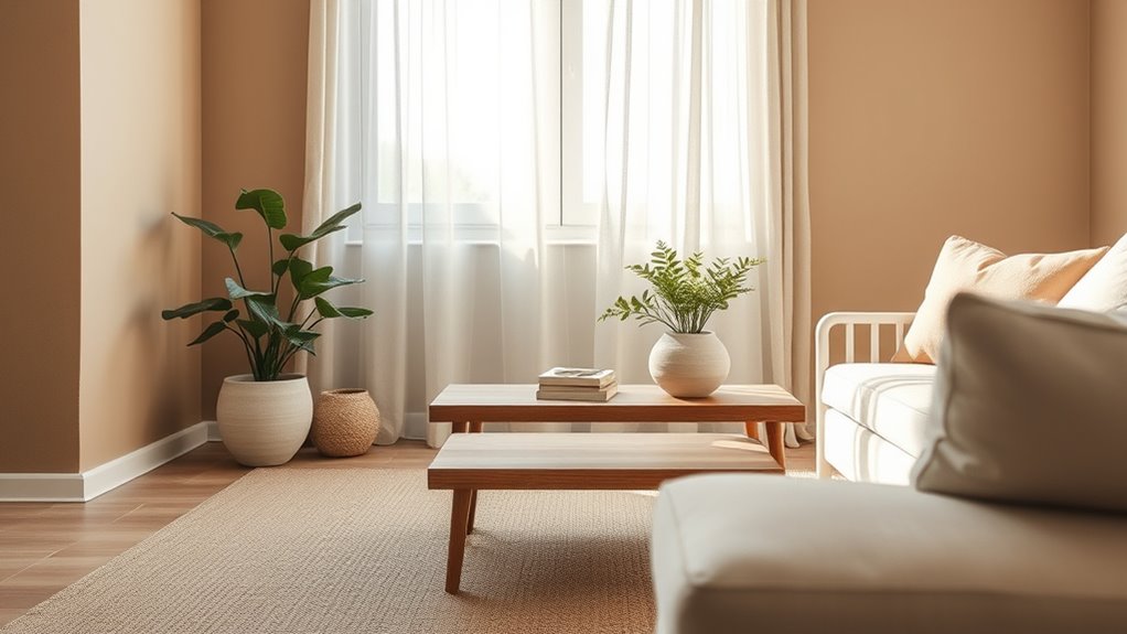 natural textures and neutral tones