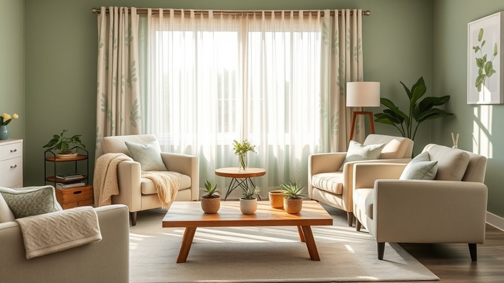 nature inspired calming color schemes