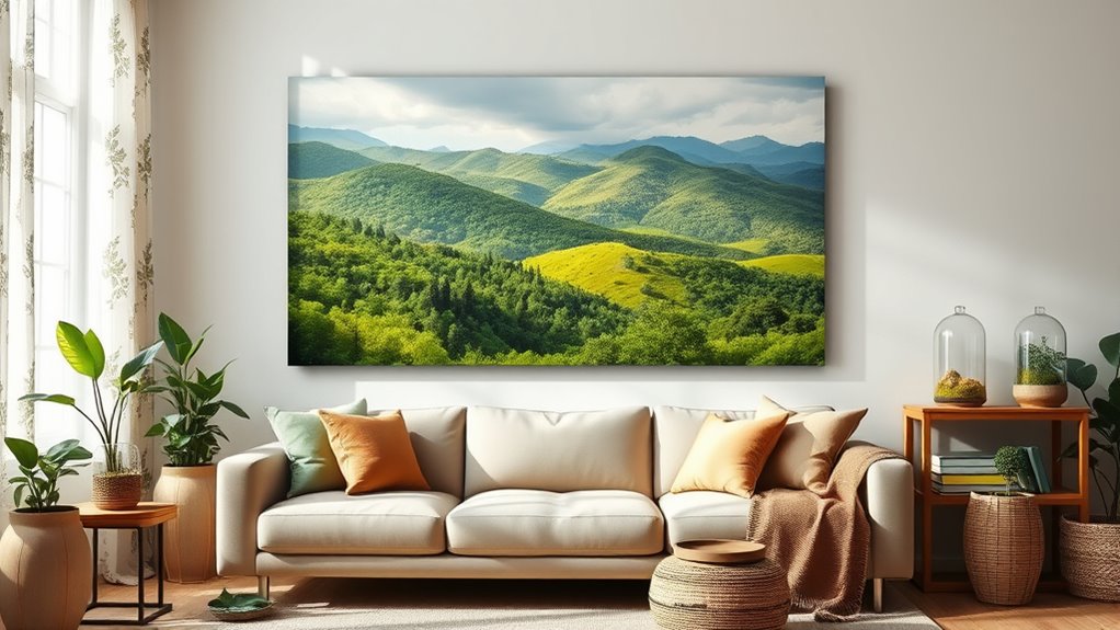 nature inspired home art