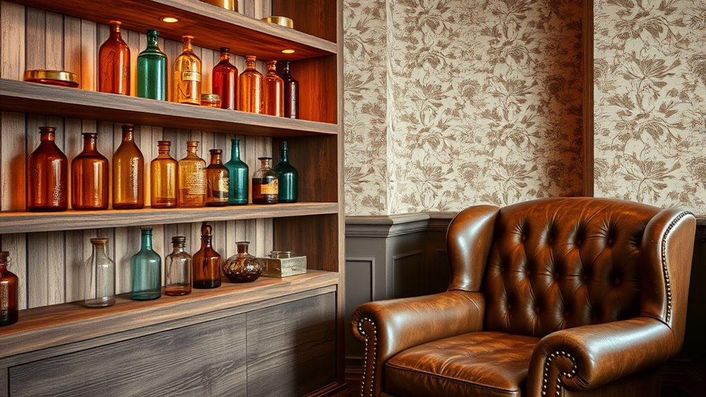 old fashioned style accents