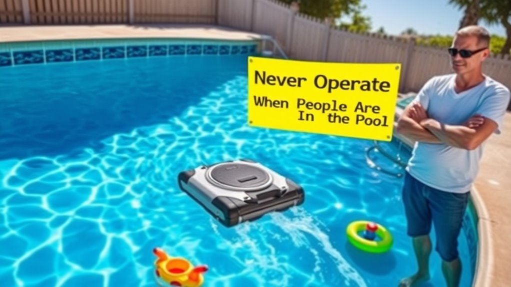 operate cleaner when empty