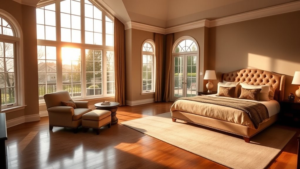 optimal master suite location