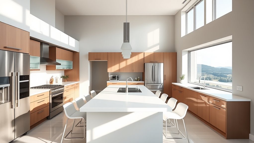 optimize kitchen traffic flow