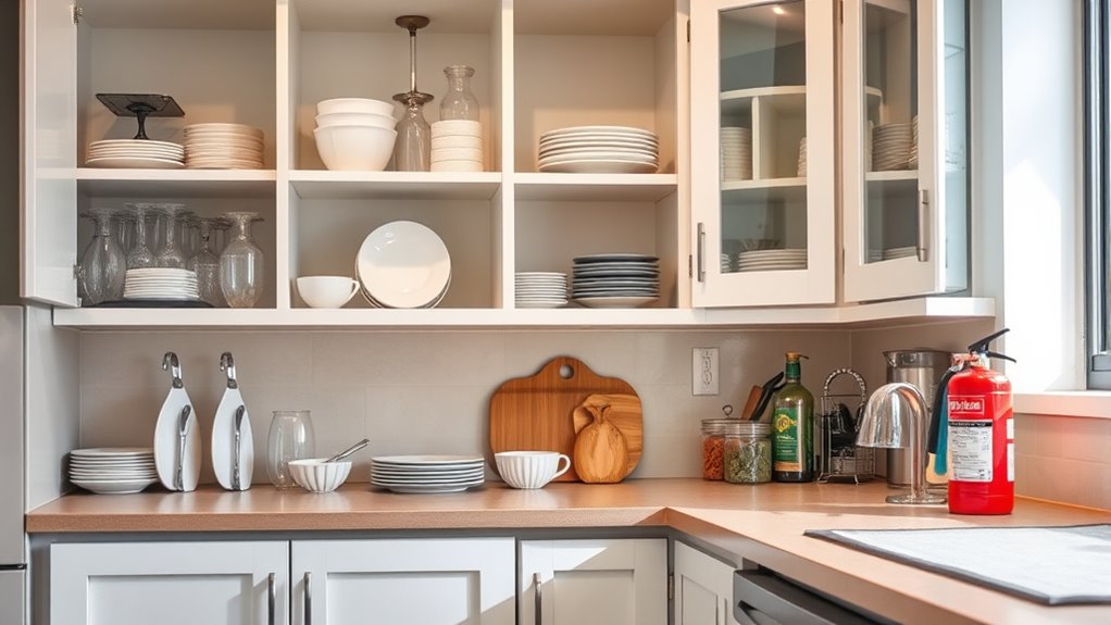 organize items for safety