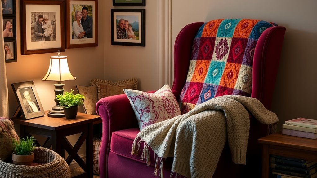 personalized cozy reading space