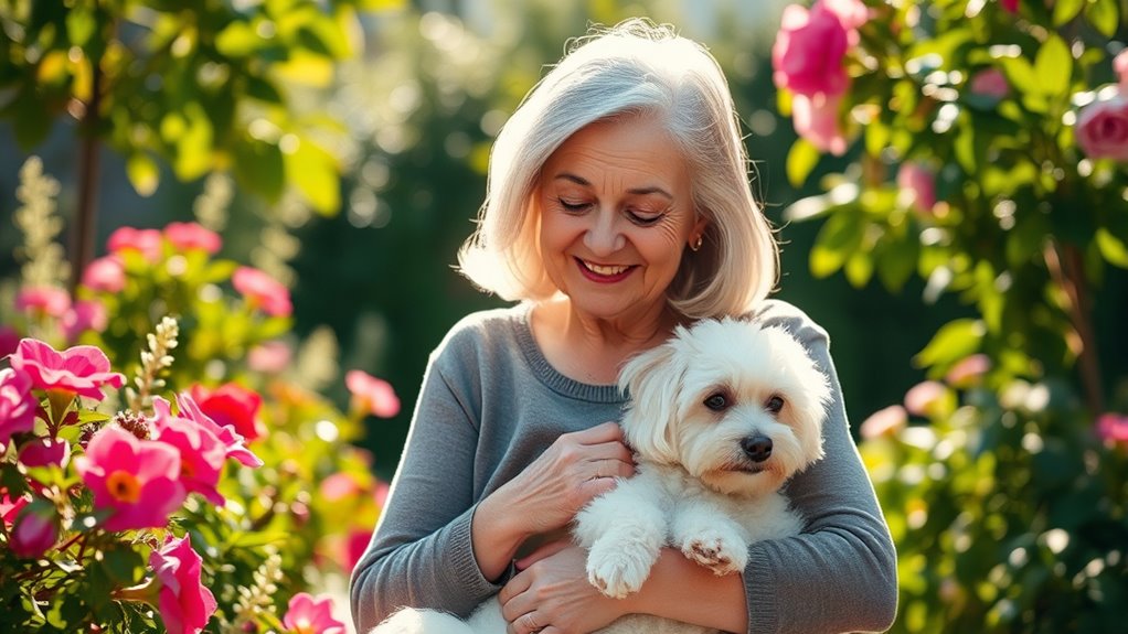 pets improve senior well being