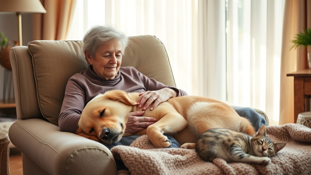 pets provide emotional comfort