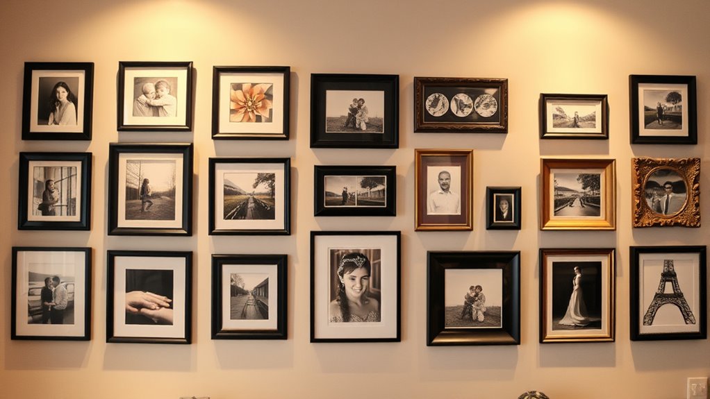plan balanced gallery layout