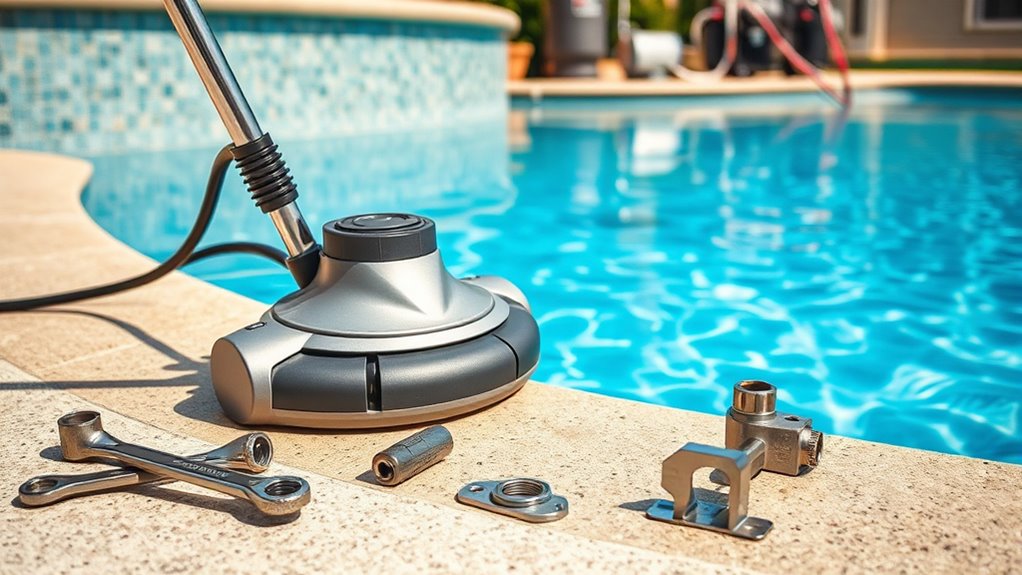 pool cleaner installation costs