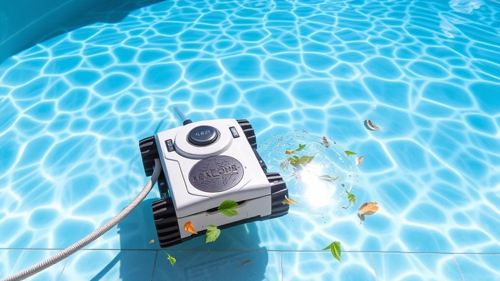 pool debris and maintenance