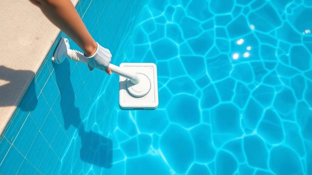 proper pool cleaner placement