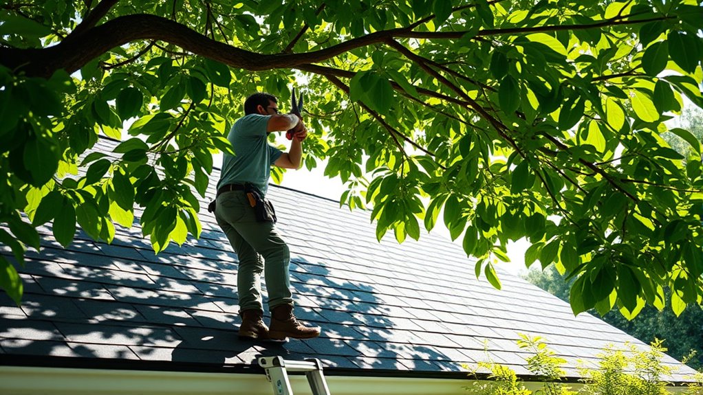 prune for roof protection