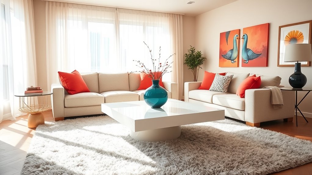 reflective colors brighten spaces