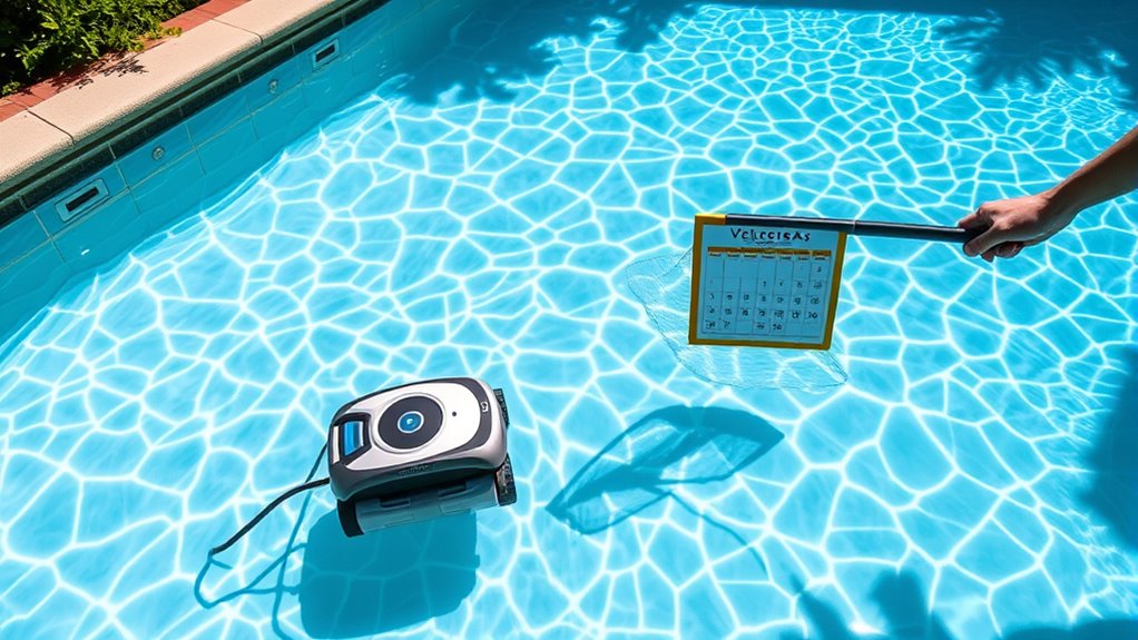 regular pool maintenance schedule