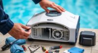 regular robotic pool cleaning