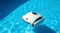 robot cleans pool automatically