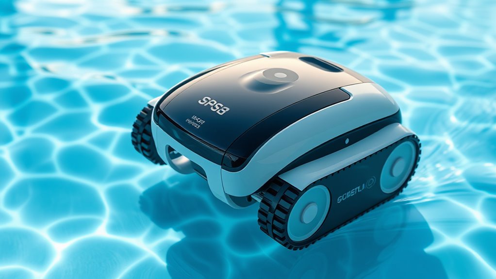 robotic pool cleaner navigation